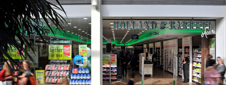 Holland & Barrett Retailer Banner Page