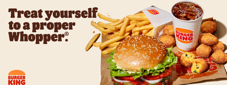 Burger King Retailer Page Banner
