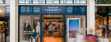 Charles Tyrwhitt Retailer Banner Page