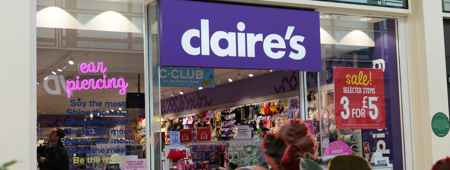 Claire's Retailer Page Banner
