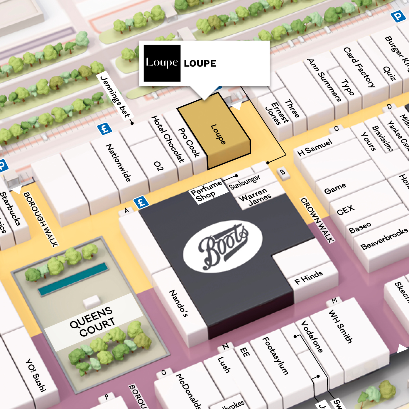 Loupe New Retailer Page Map Image