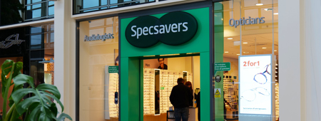 Specsavers Retailer Page Banner